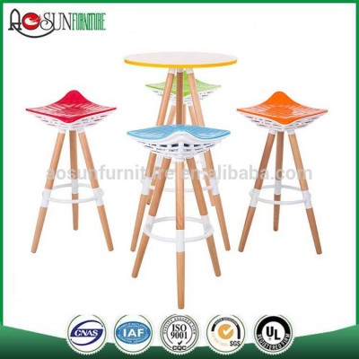 Plastic ABS Bar Stool Adjustable Bar Chair ABS Plastic Swivel Bar Stool