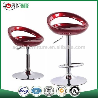 Cheap Commercial Bar Stool Plastic Bar Stool Swivel ABS Bar Stool For Sale